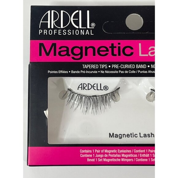 Ardell Lashes False Fake Eyelashes Strip Lash Magnetic Black 110 1 Pair Womens - Picture 2 of 4